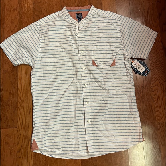 Black Jack Other - NWT Black Jack striped button down shirt. Size large. Preppy casual beach style.